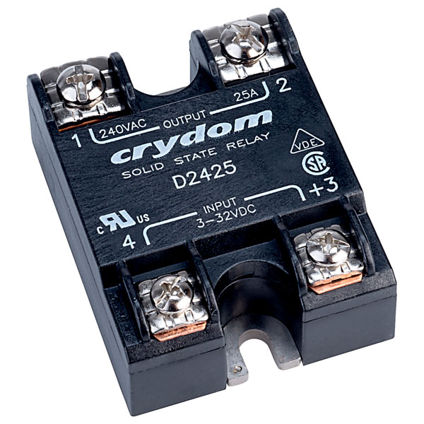 Crydom D2425 Solid State Relay 25A 332VDC Rapid Online