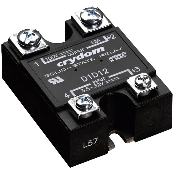 SSR Solid State Relay For Crydom D1D40 – 3-32V DC Control, 40A Load, 100V – SPST-NO