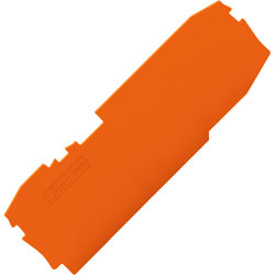 WAGO 2006-1692 1mm End and Intermediate Plate for 2006 Series Orange