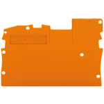 WAGO 2022-1292 1mm End and Intermediate Plate for 2022 Series Orange