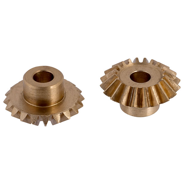 Modelcraft Brass Gear and Steel Worm Drive Set 1:60 5mm and 4mm bores 