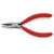 Knipex 37 21 125 Gripping Pliers For Precision Mechanics Flat Concave Jaws 125mm