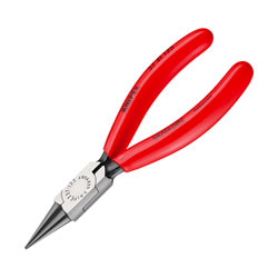 Knipex 37 41 125 Gripping Pliers - Precision Mechanics Round Pointed Jaws 125mm