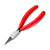 Knipex 37 41 125 Gripping Pliers - Precision Mechanics Round Pointed Jaws 125mm