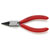 Knipex 37 41 125 Gripping Pliers - Precision Mechanics Round Pointed Jaws 125mm