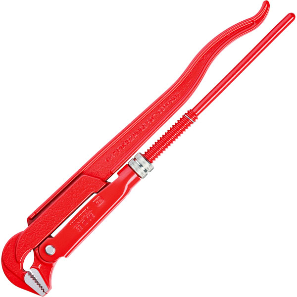 Knipex 83 10 040 Pipe Wrench 90/° red Powder-Coated 750 mm
