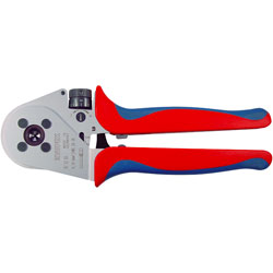 Knipex 97 52 65 Four-Mandrel Crimping Pliers For Turned Contacts 230mm