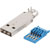 9 Pin USB 3.0 Plug, Cable Mount, 10120280