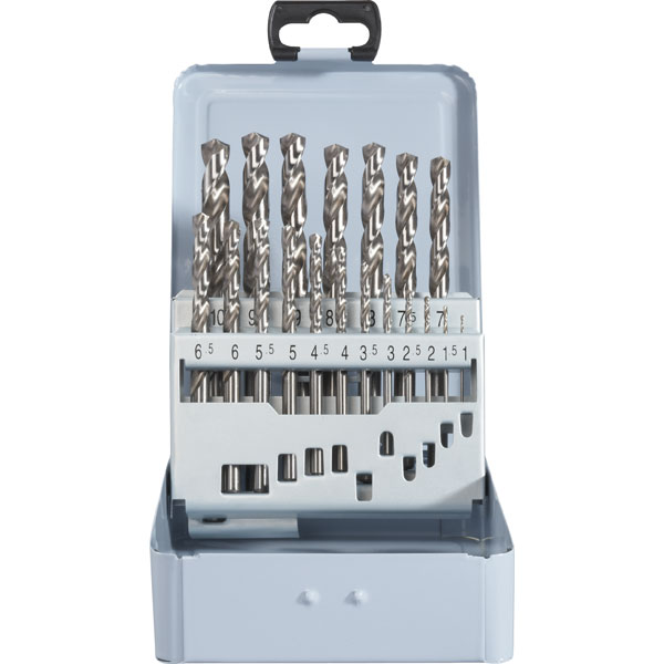 Toolcraft HSS-G Steel Drill Bit Set DIN 338 RN 1-10mm 19pc | Rapid ...