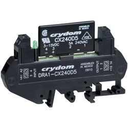 Crydom DRA1-CX240D5R Solid State Relay Din Module 5A 3-15VDC