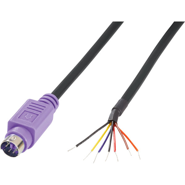 BKL 204097 Electronic 6-Pin DIN Plug Violet