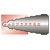 Exact 05343 HSS TiN Step Drill Bore Diameter 4 - 12mm