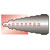 Exact 05348 HSS TiN Step Drill Bore Diameter 6 - 30mm