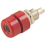 SKS Hirschmann 930 166-101 4mm BIL 30 Panel-mounted Socket 32A Red