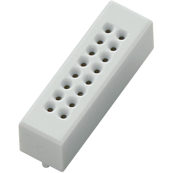 RVFM 16 Point Solderless Breadboard With Soldering Connection 28.5 x 8.4 8.4mm Rapid Online