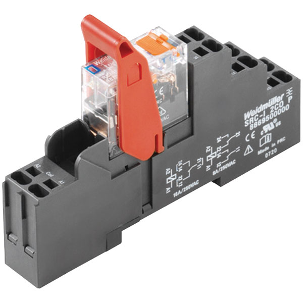 Weidmüller 8897190000 RCIKITP 24VDC 1CO LED / Test Button | Rapid Online