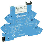 Finder 38.61.0.024.0060 Relay Module 6A SPDT-CO 24VAC AgNi