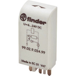 Finder 99.02.9.060.99 Coil Indication And EMC Suppression Module 28-60VDC