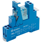 Finder 49.52.8.024.0060 Interface Relay Module 24VAC 8A DPDT + Varistor and LED