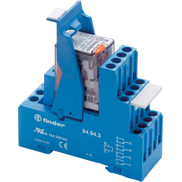 Finder 59.34.8.230.5060 Relay Module 4CO 4PDT 230VAC 7A
