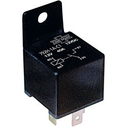 Song Chuan 896H 1AH S R1 12VDC Coil, Sealed Relay, SPST (NO) 50A 50Amps, 14VDC E