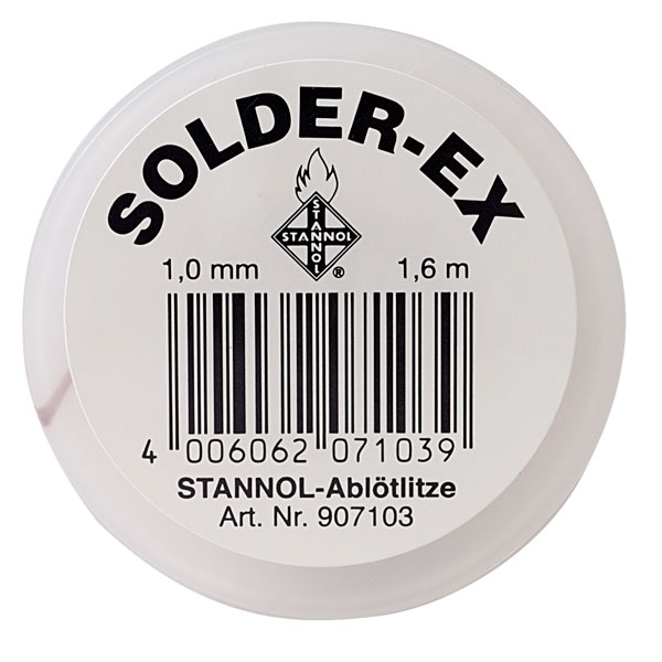 Stannol 907103 Solder-Ex 1.0mm 1.6m