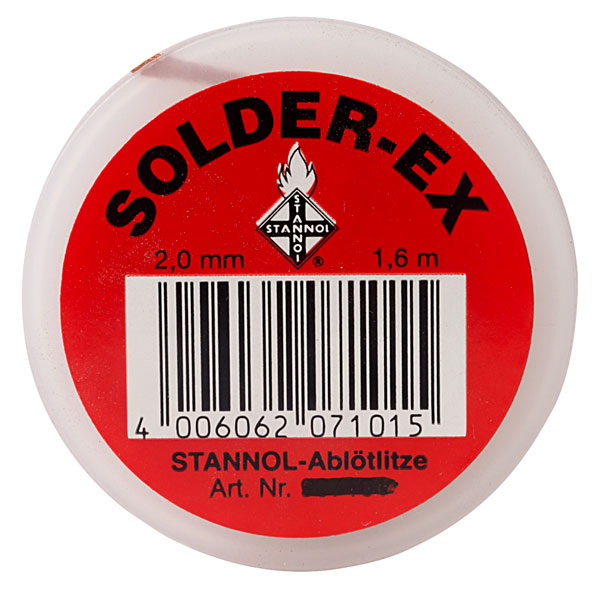 Stannol 907101 Solder-Ex 2.0mm 1.6m