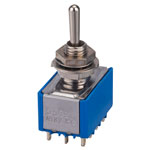 APEM 5569A Toggle Switch 4PDT On-Off-On 250V 3A