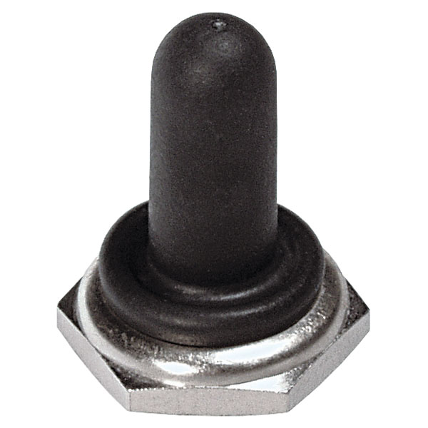  U1031 Seal Cap Full with Hex Nut Nickel-coated Black