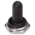 APEM U1024 Seal Cap Full with Hex Nut Black