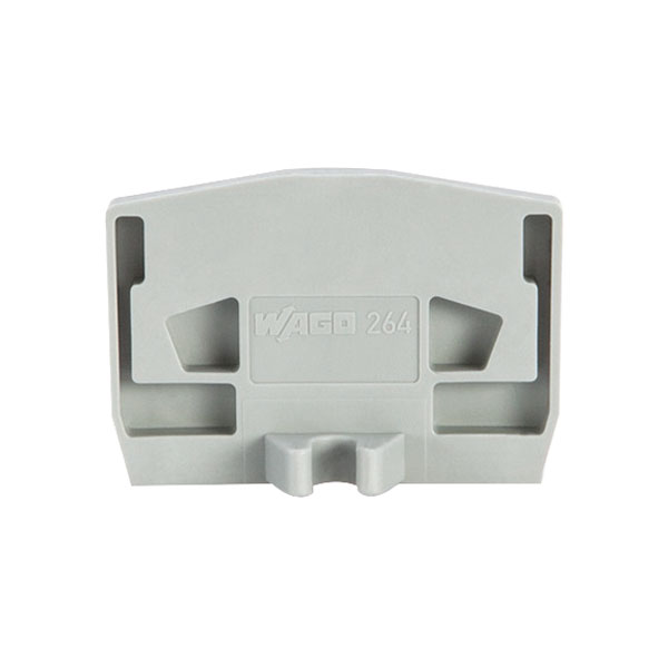 Wago 264-361 Terminal End Plate 4mm/0.157in Thick Cover Plate + Mo...