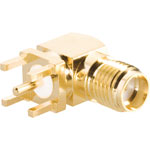 BKL 419013 SMA Reverse Bush 50 Ohm Pin Contact 90º PCB version