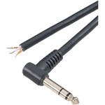 BKL 1101058 Audio/NF Cable with 6.35 mm Stereo Jack Plug 1.8m