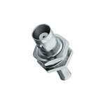 Amphenol B6421A1-NT3G-1-50 BNC Connector Jack Bulkhead Crimp 50 Ohm