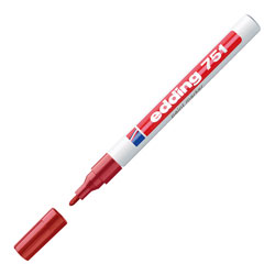 Edding 4-751-002 751 Paint Marker Bullet Tip 1-2mm Red