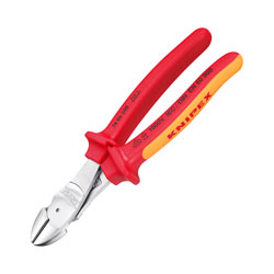 Knipex 74 06 180 VDE High Leverage Diagonal Cutters 180mm | Rapid