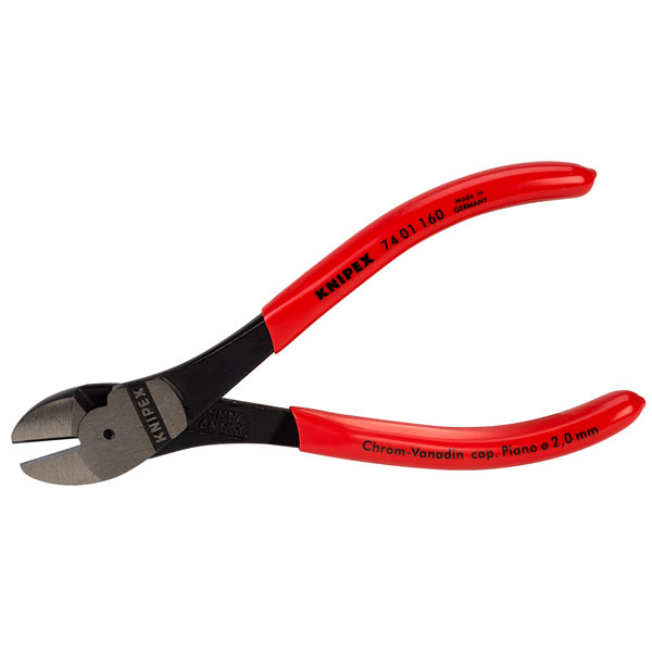 Knipex 160mm High Leverage Diagonal Side Cutters 74 01 160