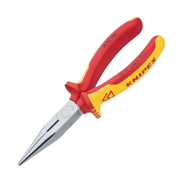 Knipex 25 06 160 VDE Snipe Nose Side Cutting Radio Pliers 160mm