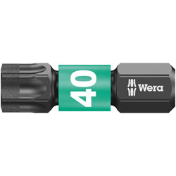 Wera 05057627001 Impaktor Diamond Hard Bit For Torx Screws TX40 x 25mm