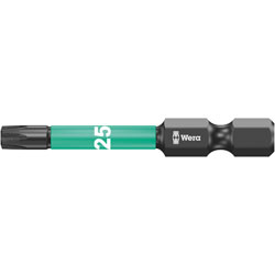 Wera 05057665001 Impaktor Diamond Hard Bit For Torx Screws TX25 x 50mm