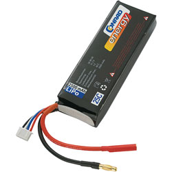 Lithium Polymer Battery 11.1V/2500 mAh (25C) with 4mm Connectors