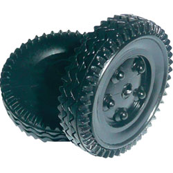 Modelcraft 312069 Plastic Wheels 24x7mm with 1.6mm Bore Pk2