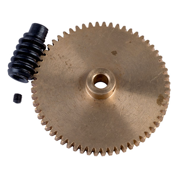 Reely Brass Gear and Steel Worm Drive Set 1:60 (5mm and 4mm bores ...