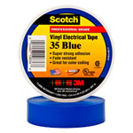 3M™ 80611211584 Scotch 35 Weatherproof Adhesive PVC Tape Blue 19mm x 20m