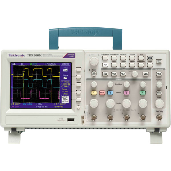 Tektronix TDS2022C 2channel Oscilloscope Bandwidth 200MHz Rapid Online