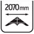 HQ Sports Stunt Kite Shadow 2070mm Kite Only
