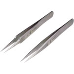 Toolcraft TO-5861034 Stainless Steel Tweezer Set 120mm Set Of 2