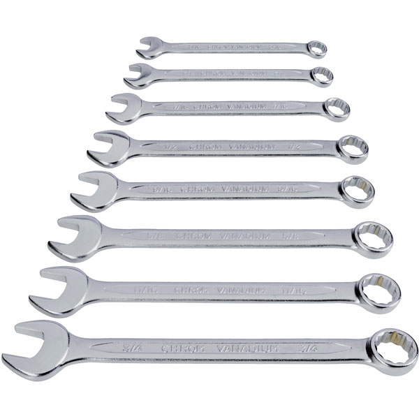 Toolcraft 815082 Ring/Fork Spanner Set 7.9 - 19mm (5/16