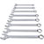 Toolcraft 815082 Ring/Fork Spanner Set 7.9 - 19mm (5/16 – 3/4) 8 Piece