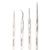 Toolcraft 816747 Stainless Steel Tweezers SSSA/2aSA/7SA/3cSA Set Of 4